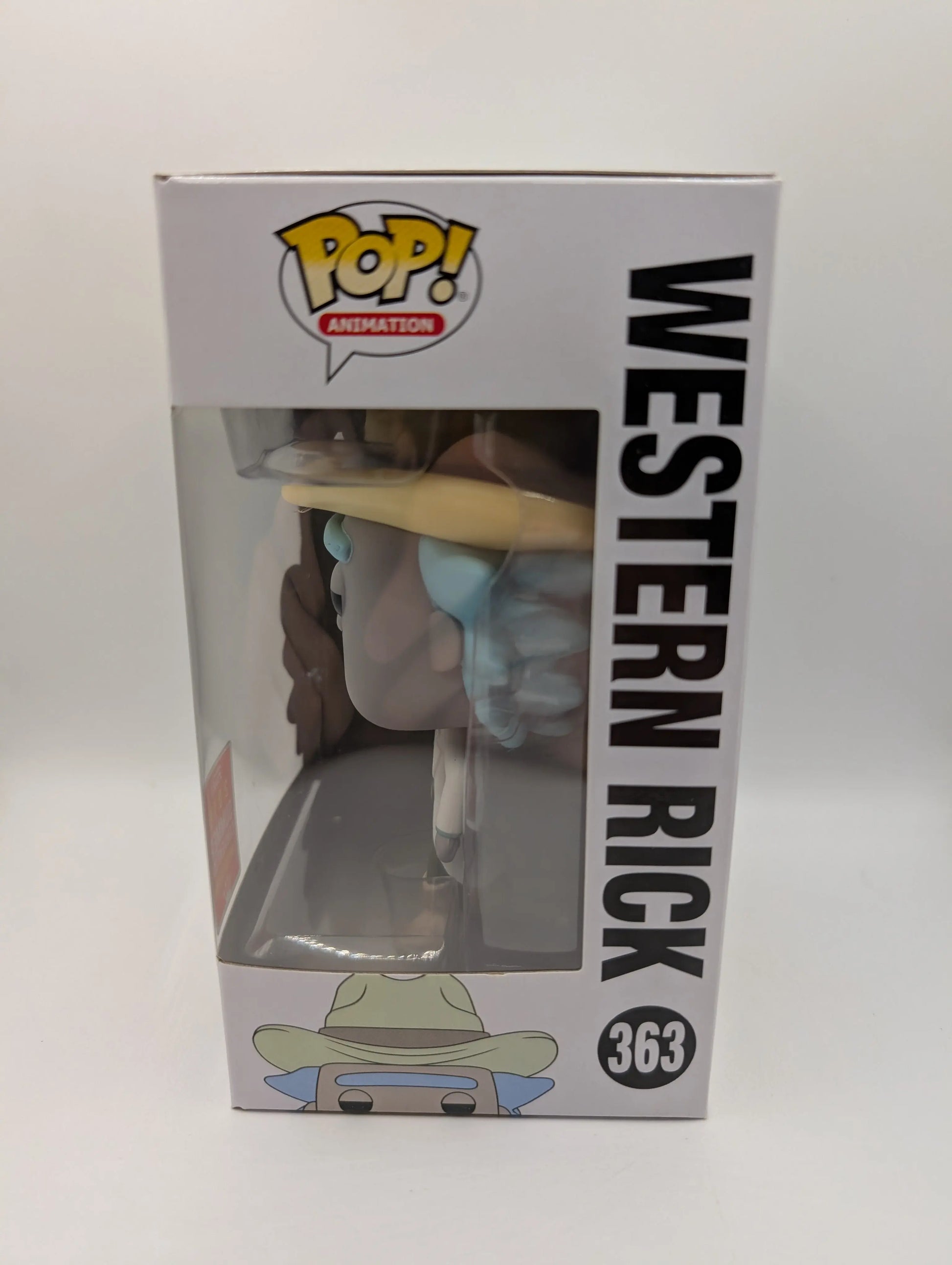 Funko Pop Rick and Morty - Western Rick #363 FRENLY BRICKS - Open 7 Days