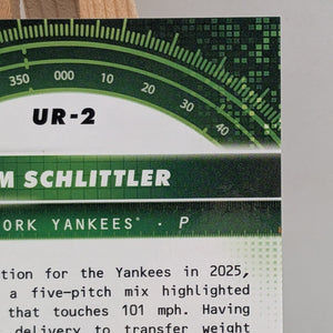 2026 Bowman Chrome Cam Schlitter RC Under the Radar Gold Auto /50 #UR-2 FRENLY BRICKS - Open 7 Days