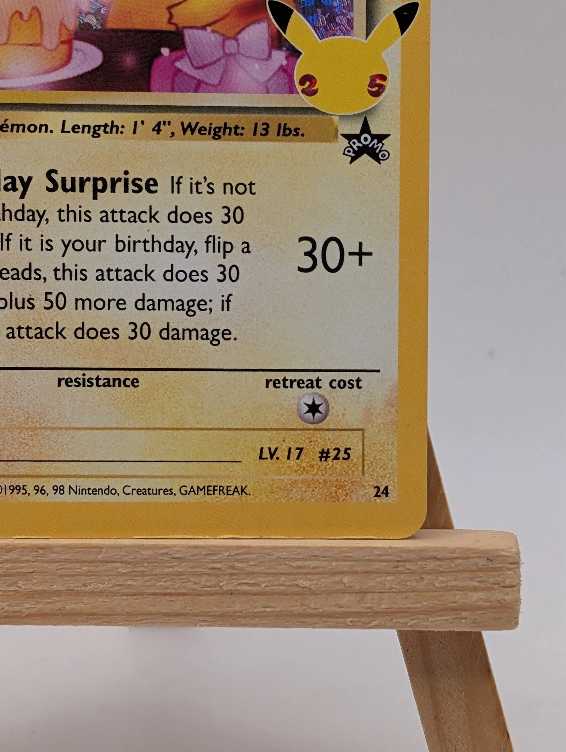 Pokemon TCG Birthday Pikachu 24 Celebrations Classic Collection Ultra Rare MP/HP FRENLY BRICKS - Open 7 Days