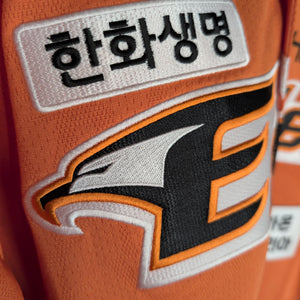 KBO Spyder Hanwha Eagles 2024 Authentic Orange Home XXL Jersey