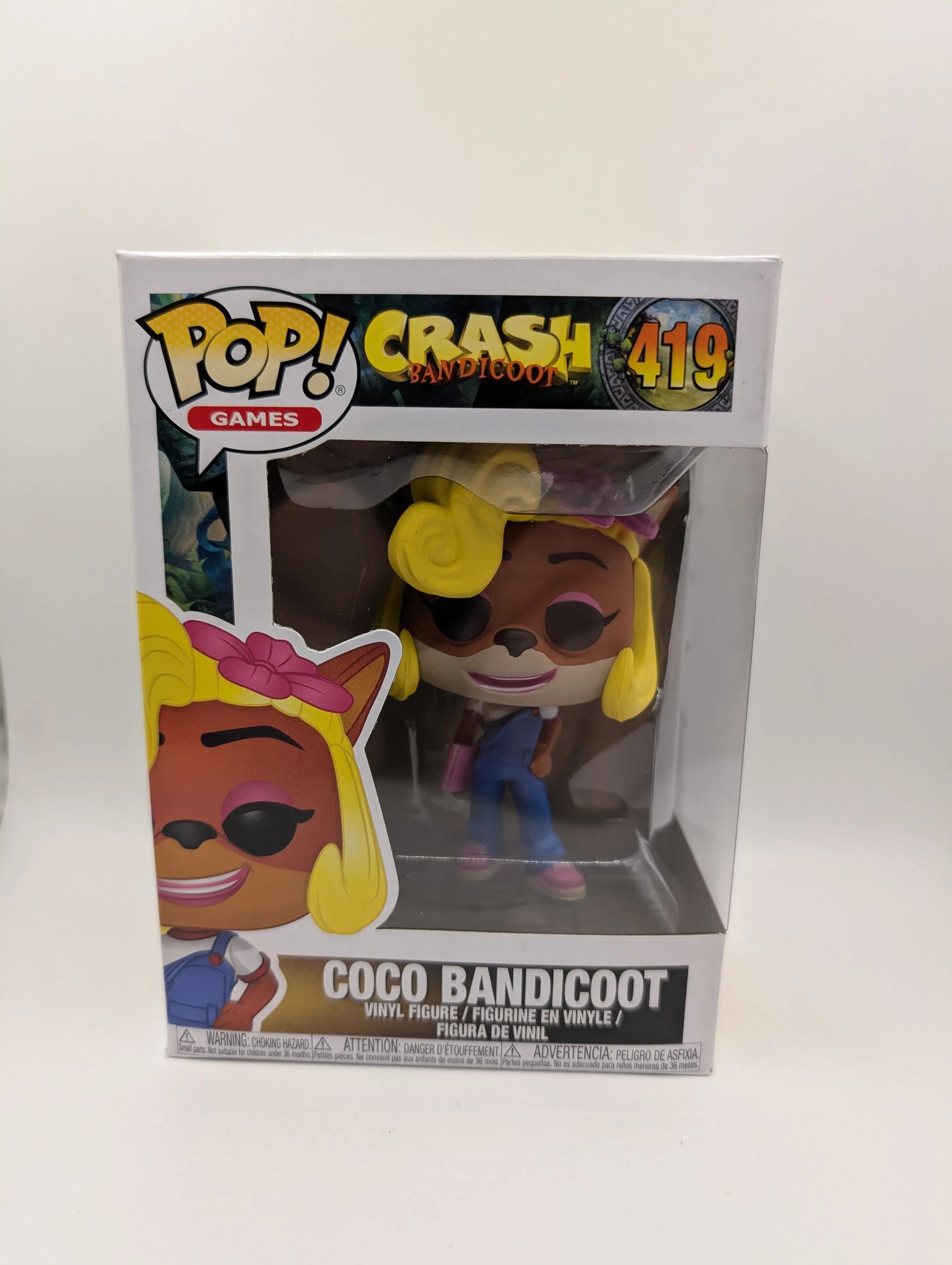 Coco Bandicoot Funko Pop Vinyl Figure Crash Bandicoot #419 FRENLY BRICKS - Open 7 Days