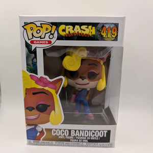 Coco Bandicoot Funko Pop Vinyl Figure Crash Bandicoot #419 FRENLY BRICKS - Open 7 Days