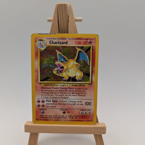 Pokémon Base Set Charizard Holo Card 4/102 FRENLY BRICKS - Open 7 Days