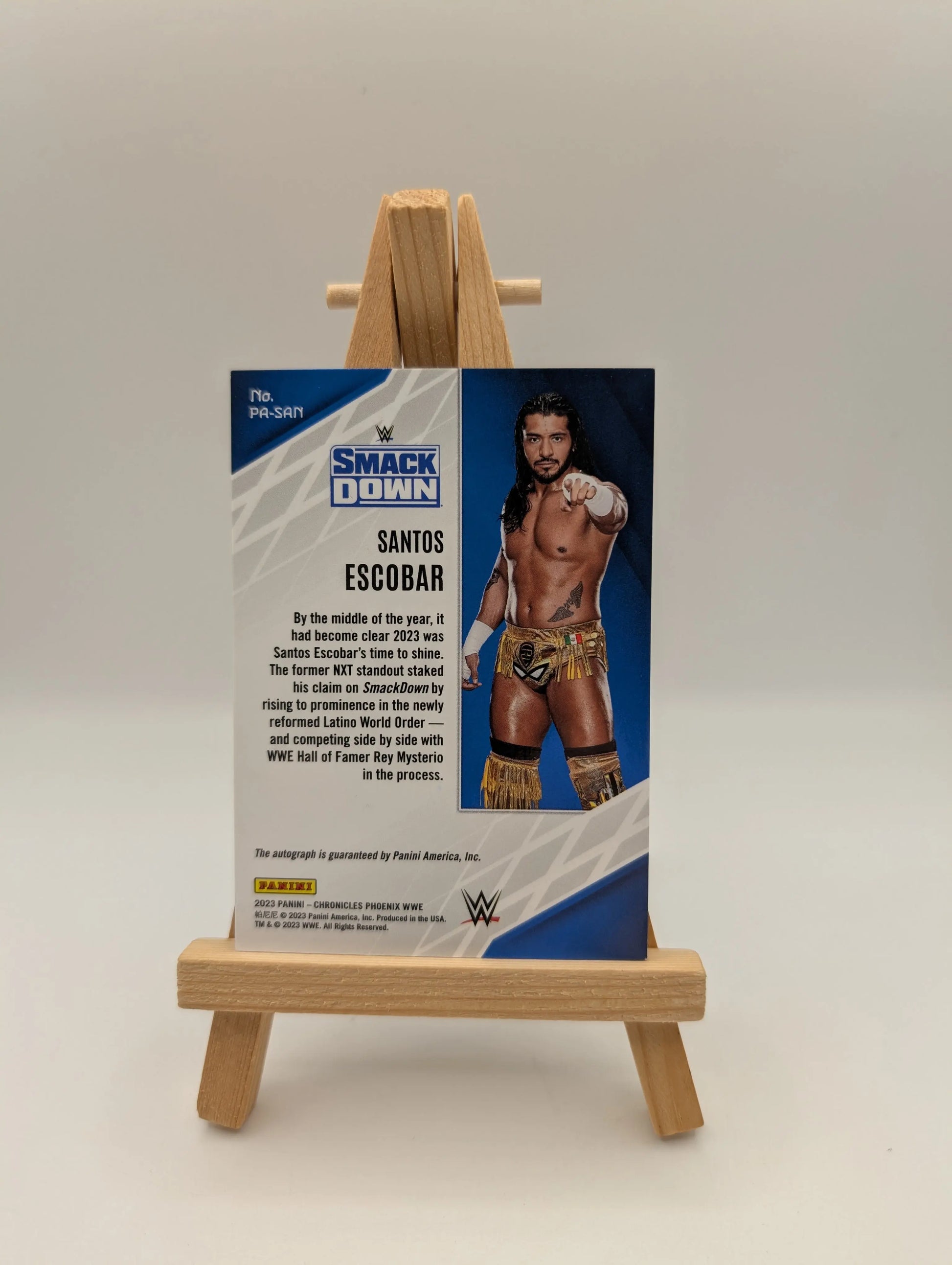 Santos Escobar 2023 WWE Chronicles Phoenix Silver Auto #PA-SAN FRENLY BRICKS - Open 7 Days