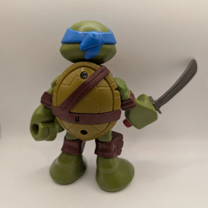 Teenage Mutant Ninja Turtle. 16cm, Arms Up And Down Motion. Missing 1 sword FRENLY BRICKS - Open 7 Days