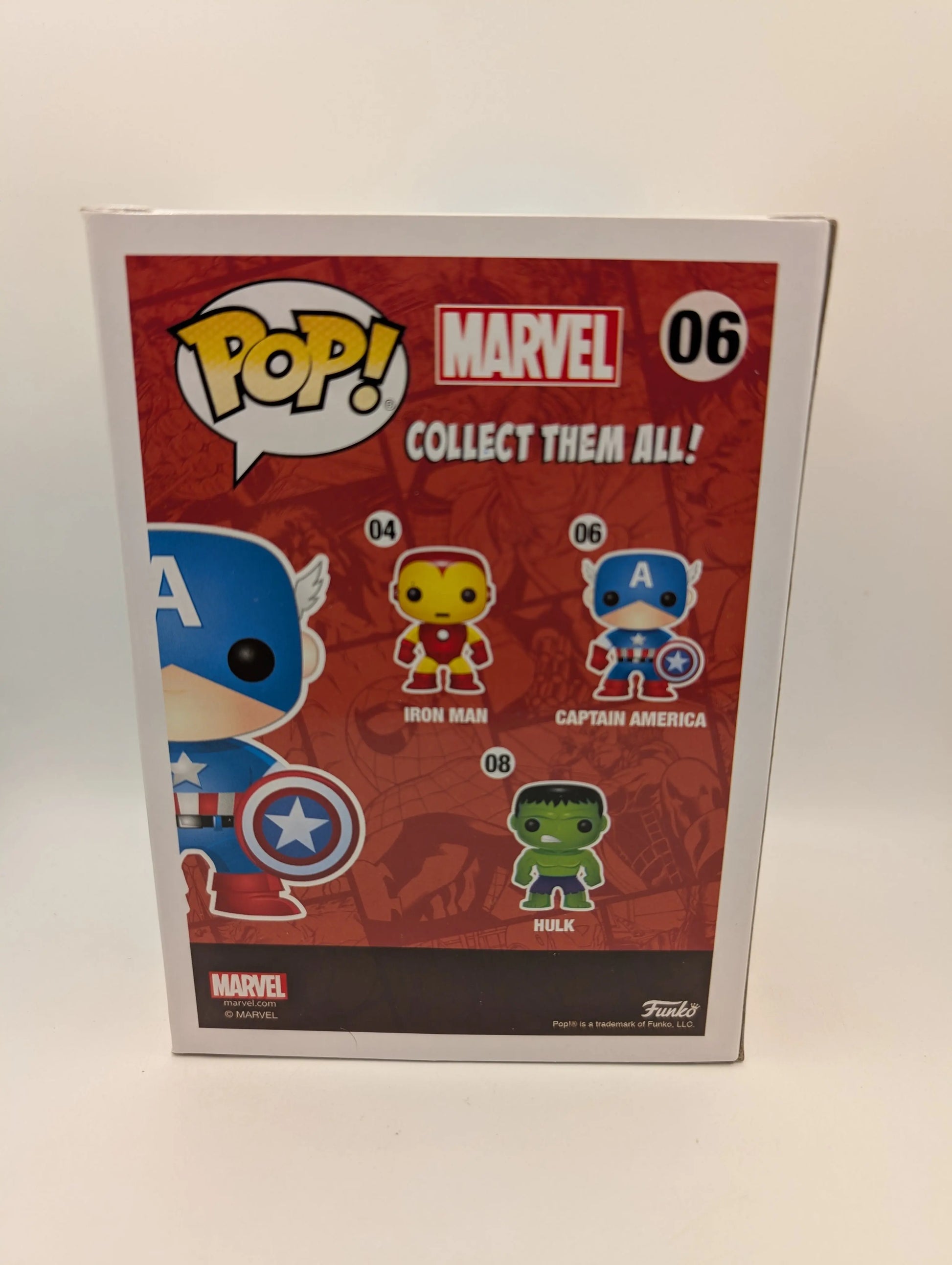 Funko Pop Marvel - Captain America #06 (Summer Convention Exclusive 2017) FRENLY BRICKS - Open 7 Days