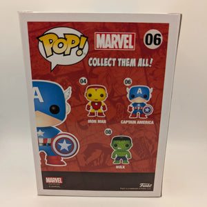 Funko Pop Marvel - Captain America #06 (Summer Convention Exclusive 2017) FRENLY BRICKS - Open 7 Days