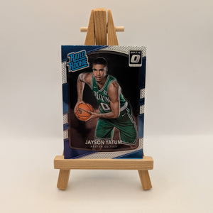 2017-18 PANINI DONRUSS OPTIC JAYSON TATUM RATED ROOKIE #198 RC BOSTON CELTICS FRENLY BRICKS - Open 7 Days