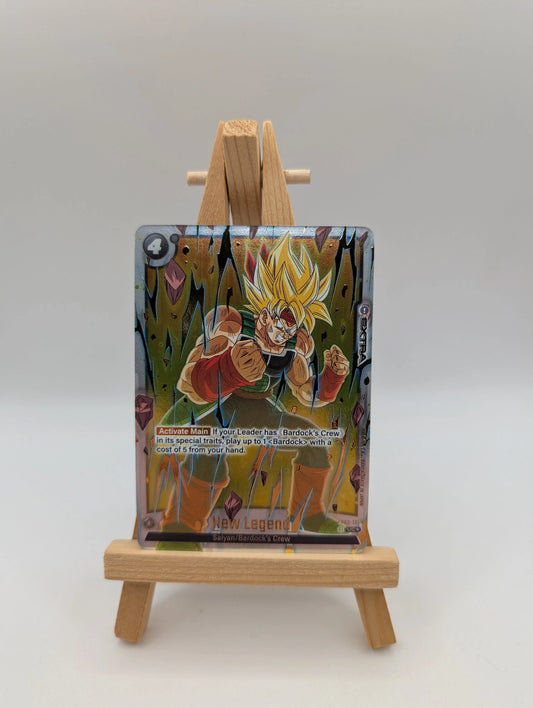 New Legend Alternate Art Bardock Gold Stamped FB03-135 Dragon Ball Super Fusion FRENLY BRICKS - Open 7 Days