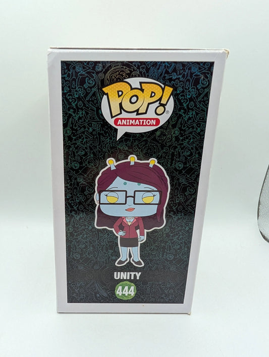 Funko Pop! Animation - Rick And Morty - Unity #444 FRENLY BRICKS - Open 7 Days