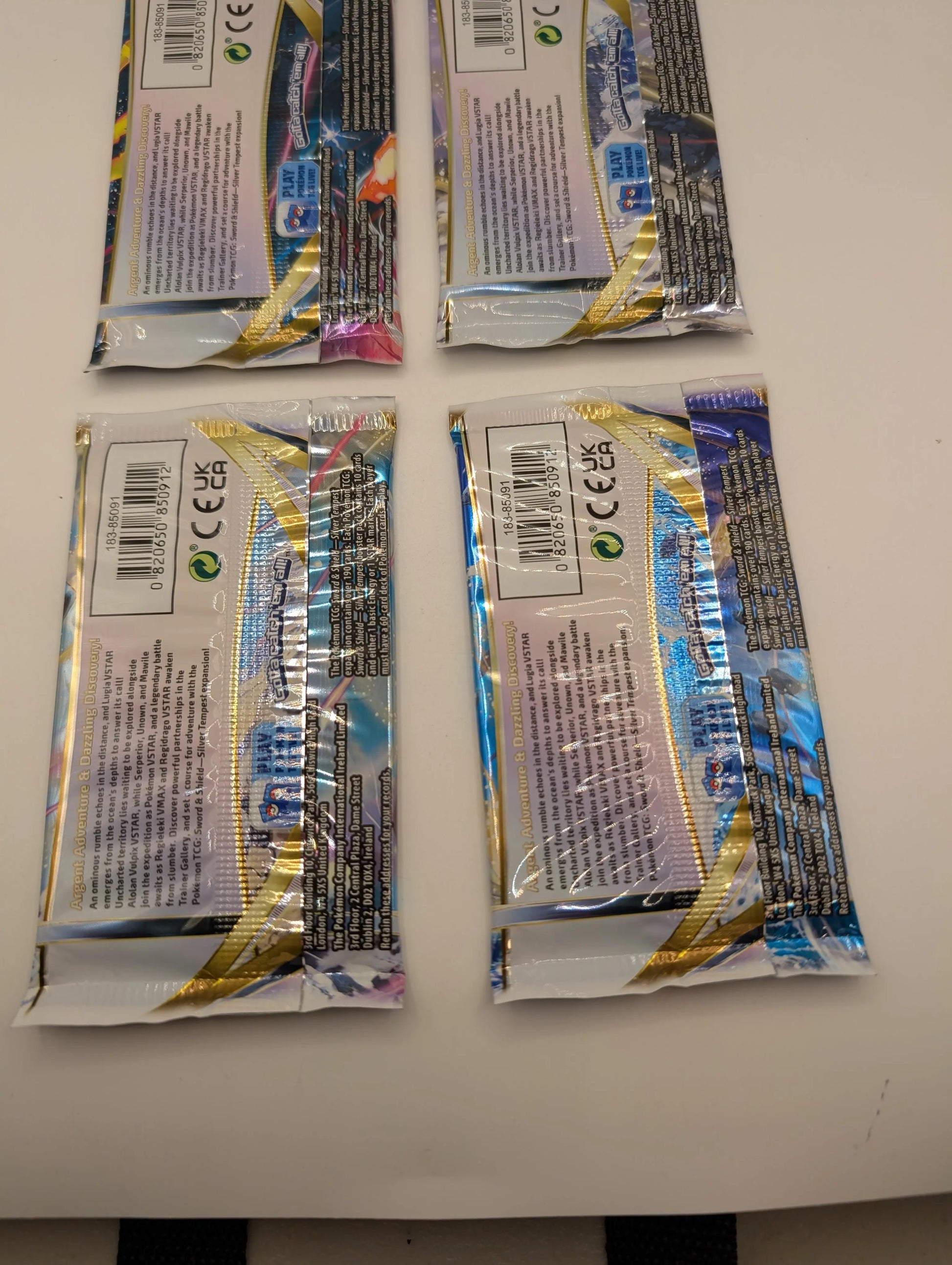 4x Pokemon Silver Tempest Booster Packs | Art Set | Sword & Shield | Brand New FRENLY BRICKS - Open 7 Days