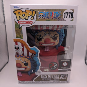 Funko Pop! Vinyl: One Piece Buggy the Genius Jester #1778, Chalice Exclusive FRENLY BRICKS - Open 7 Days