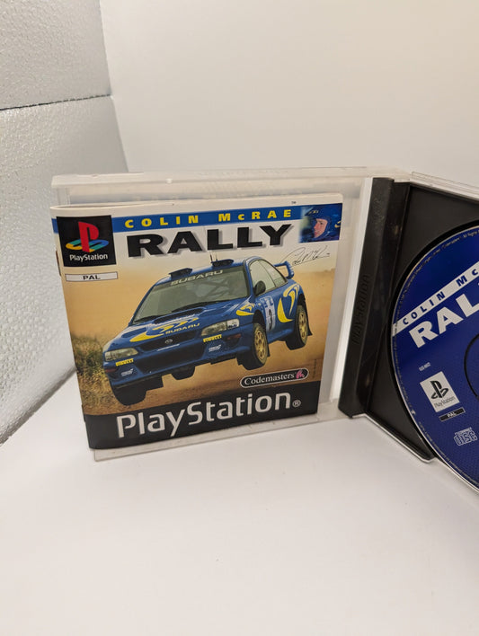 Colin McRae Rally Sony PlayStation 1 PS1 Game Complete With Manual pal 1998 GC FRENLY BRICKS - Open 7 Days