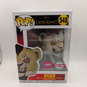 Funko Pop! Disney Lion King Scar Vinyl Figure Flocked 548 FRENLY BRICKS - Open 7 Days