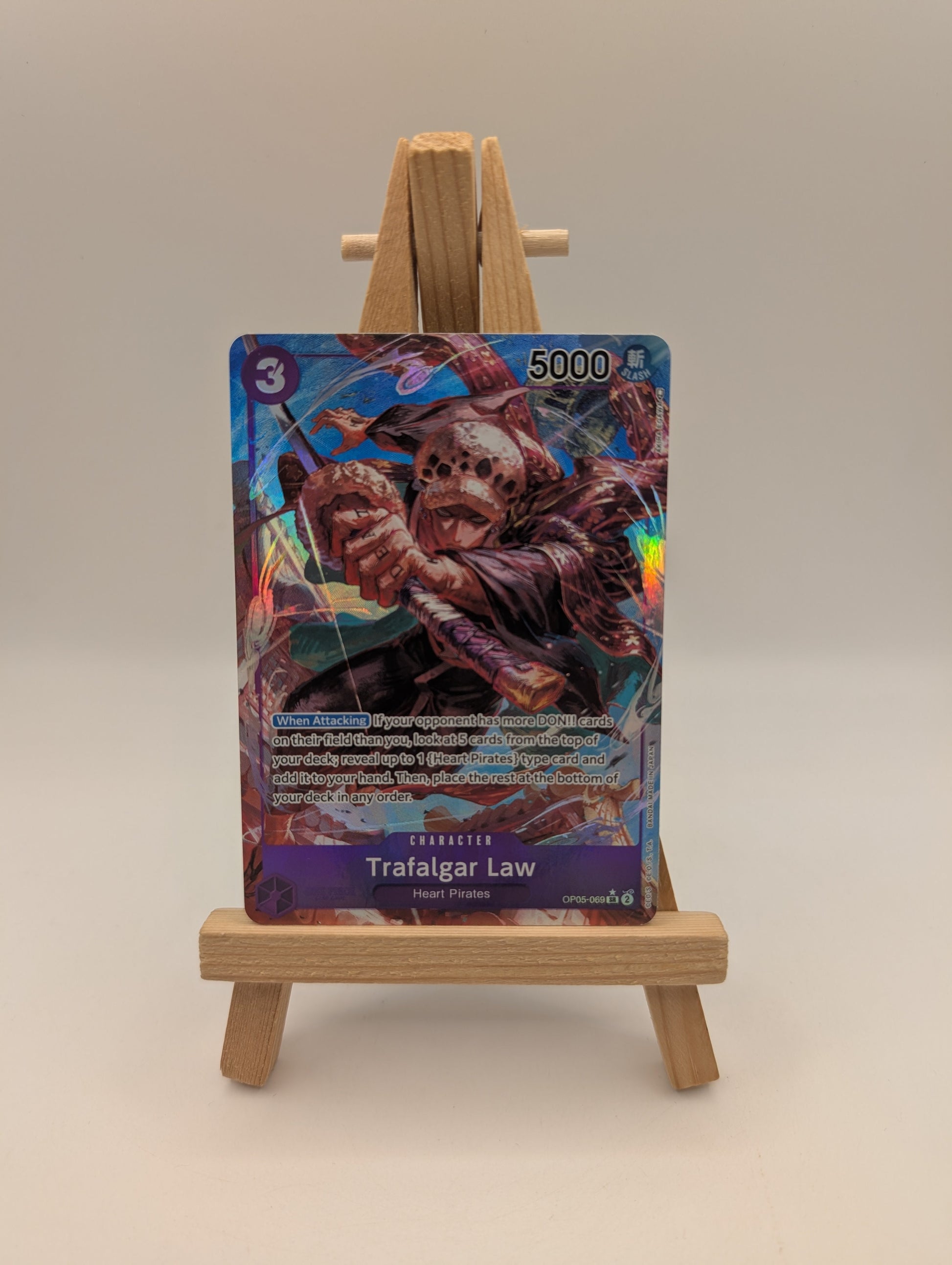 One Piece (OP) - Trafalgar Law OP05-069  Alt/Alternate - (English) FRENLY BRICKS - Open 7 Days