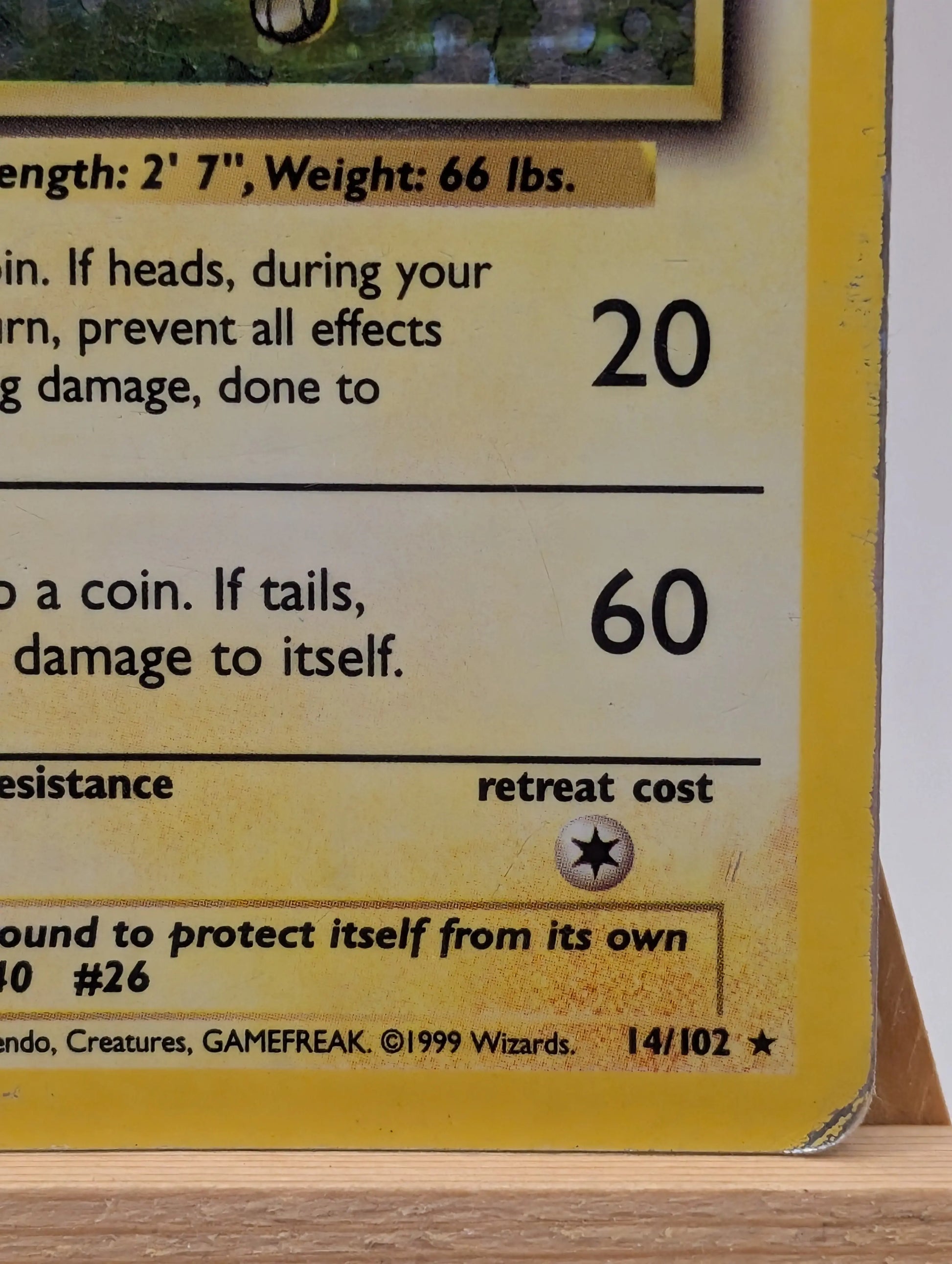 Raichu 14/102 Holo Rare Base Set - Pokemon Card WOTC HP FRENLY BRICKS - Open 7 Days