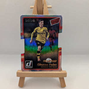 2016-17 Panini Donruss Debuts Christian Pulisic Rookie RC /149 FRENLY BRICKS - Open 7 Days