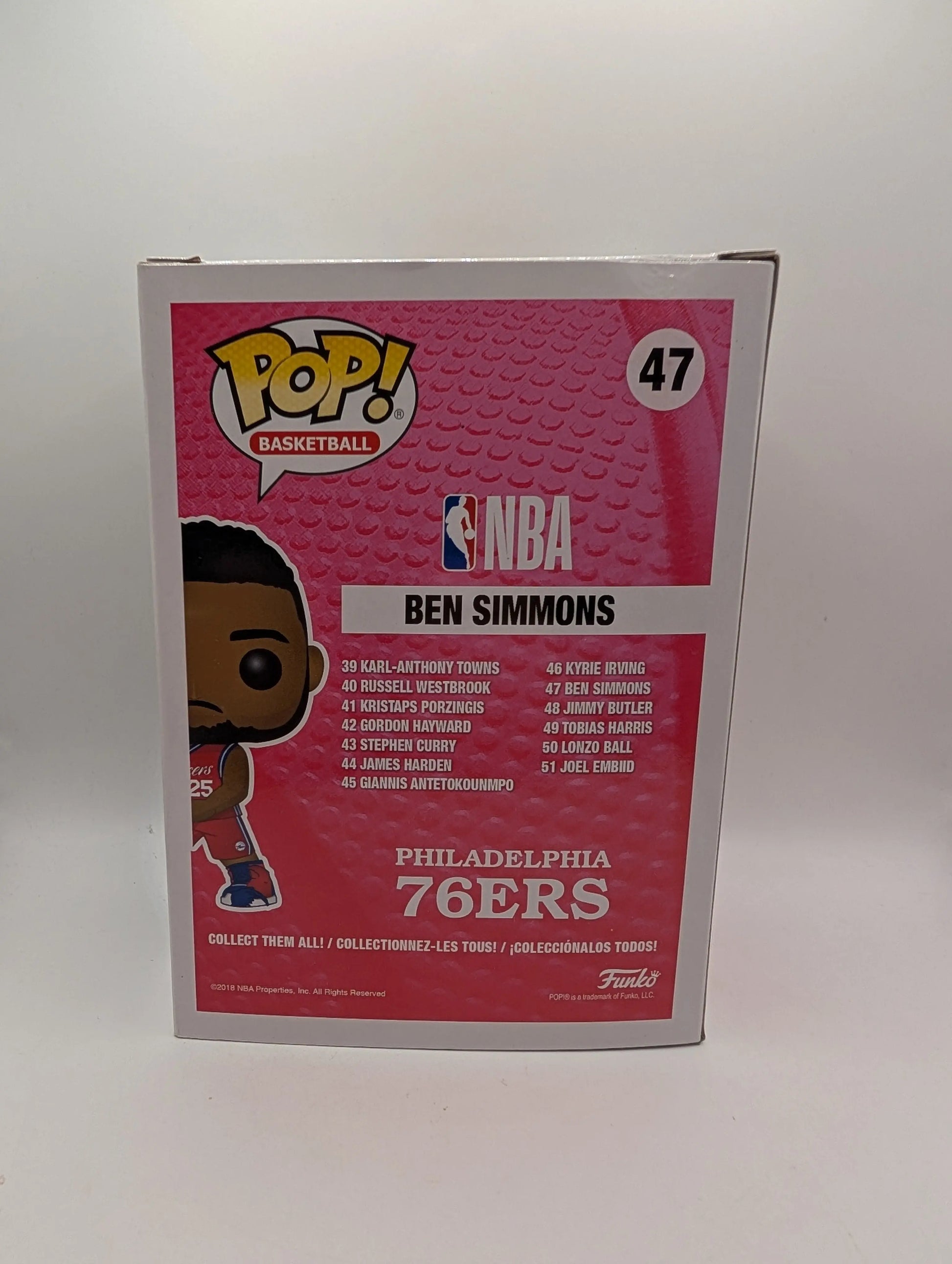 Funko Pop! NBA: Philadelphia 76er’s Ben Simmons #47 Vaulted FRENLY BRICKS - Open 7 Days