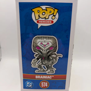 Funko Pop! DC Superman Brainiac #574 NYCC 2025 Shared Sticker FRENLY BRICKS - Open 7 Days