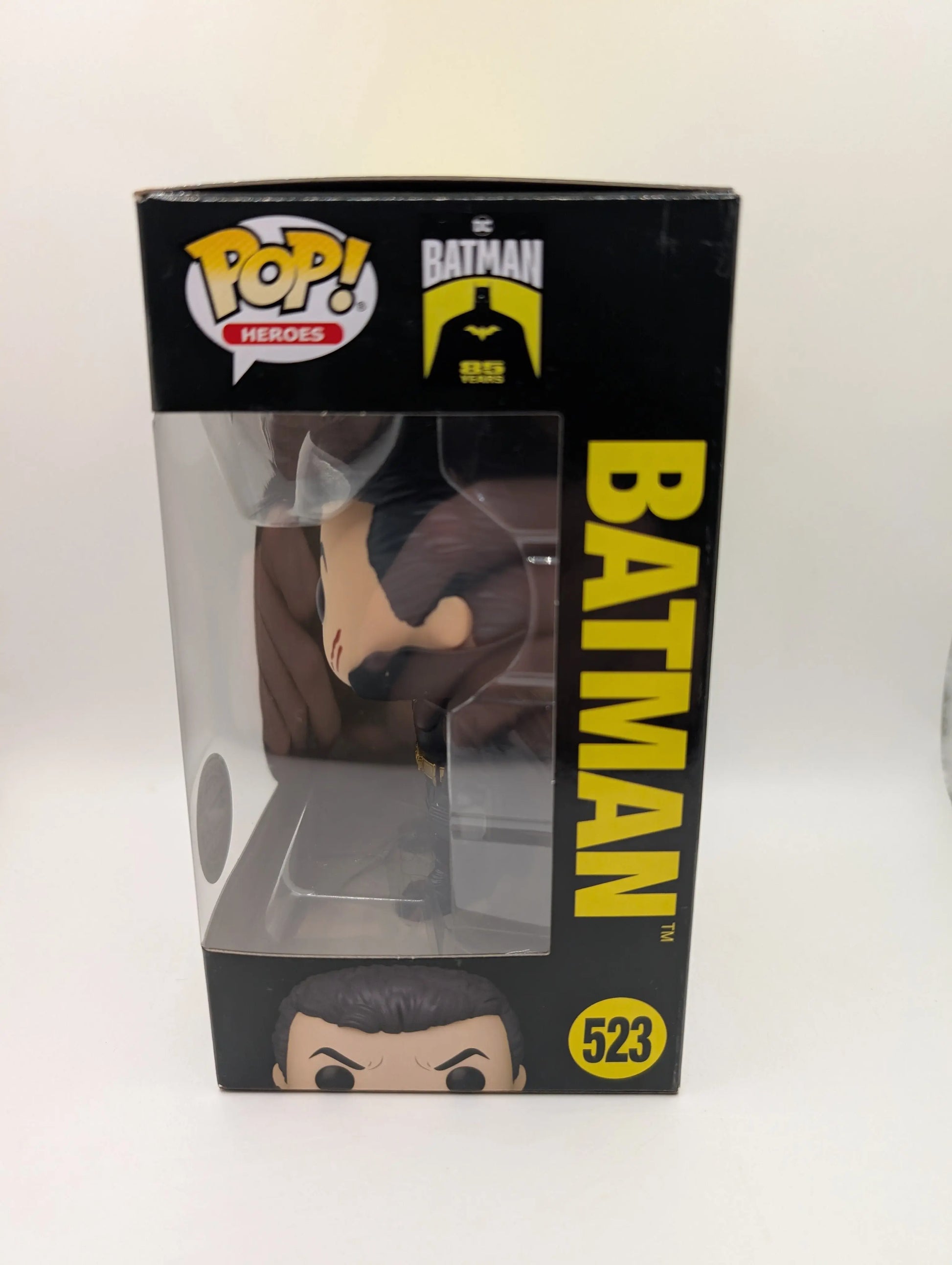 Batman - Batman (Unmasked) 85th Anniversary Pop! Vinyl Figure (RS) #523 FRENLY BRICKS - Open 7 Days
