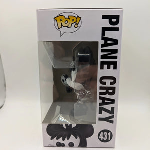Funko Pop Plane Crazy #431 - Mickey The True Original 90 Years - Vaulted FRENLY BRICKS - Open 7 Days