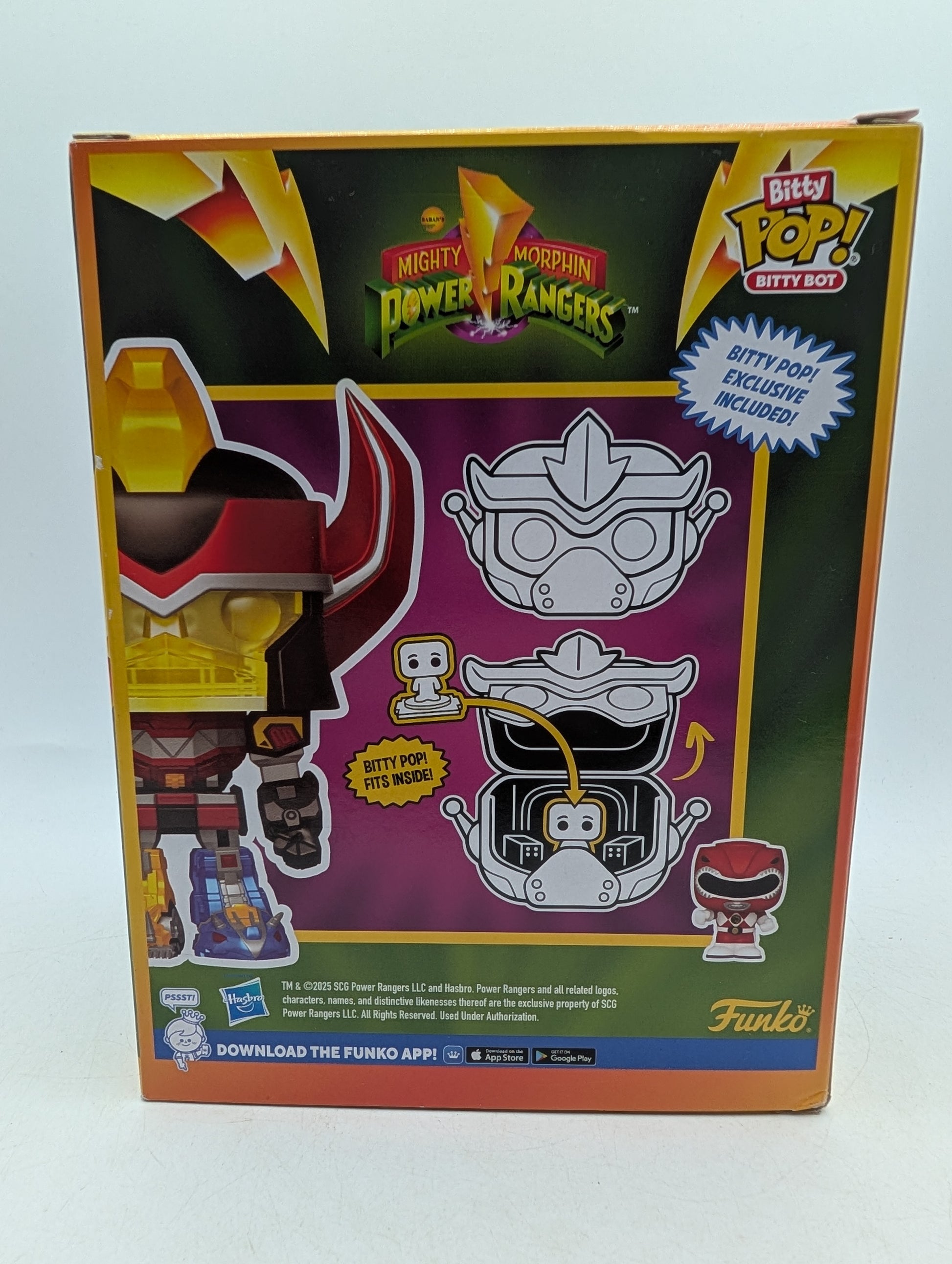 Bitty POP! Mighty Morphin Power Rangers Megazord with Red Ranger 2Pc image 5