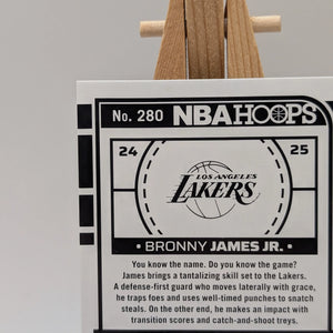 2024-25 BRONNY JAMES JR /99 PANINI HOOPS ROOKIE RC #280 FRENLY BRICKS - Open 7 Days