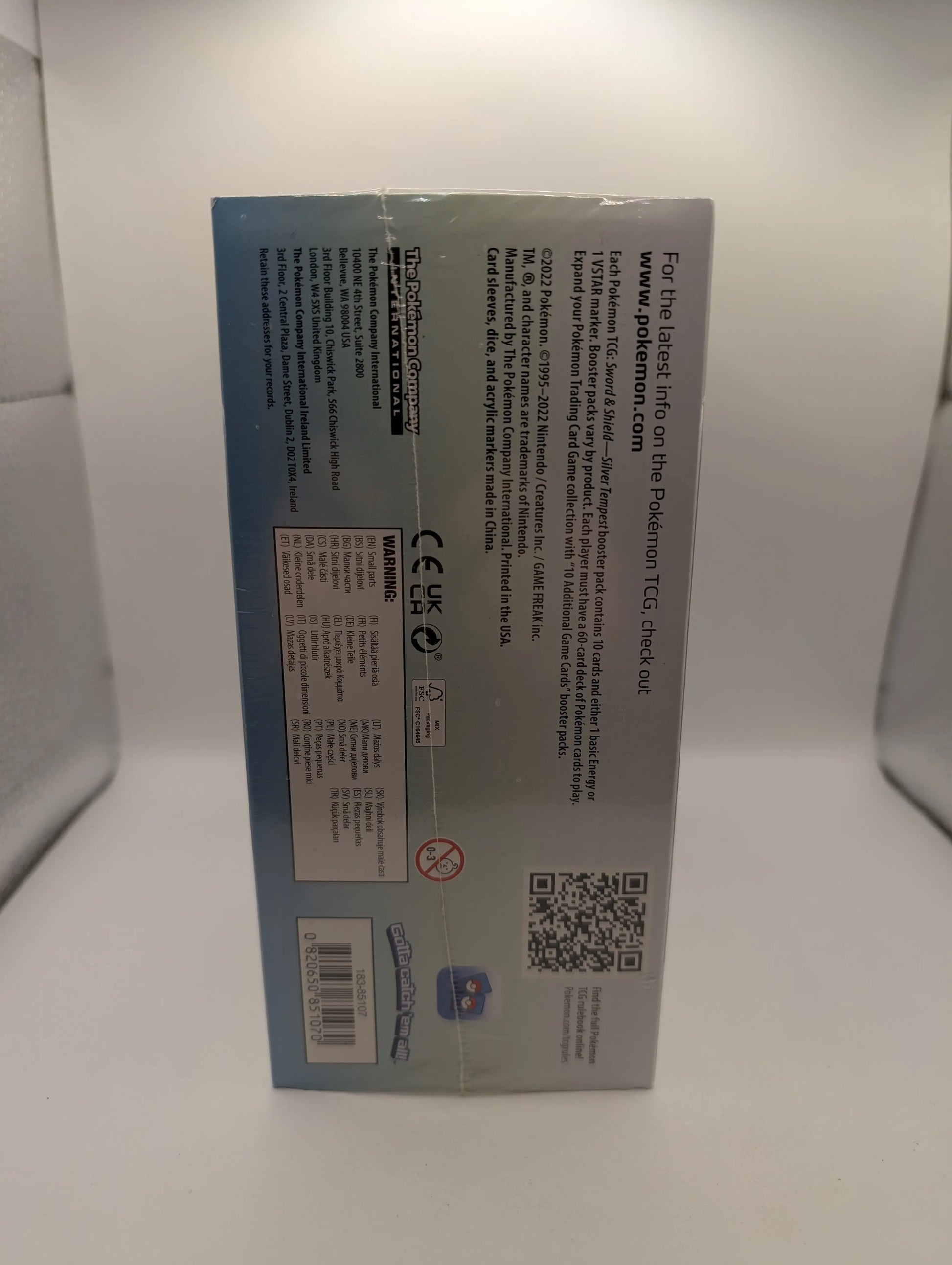 Sword & Shield: Silver Tempest Elite Trainer Box ETB Pokemon Card | SEALED FRENLY BRICKS - Open 7 Days
