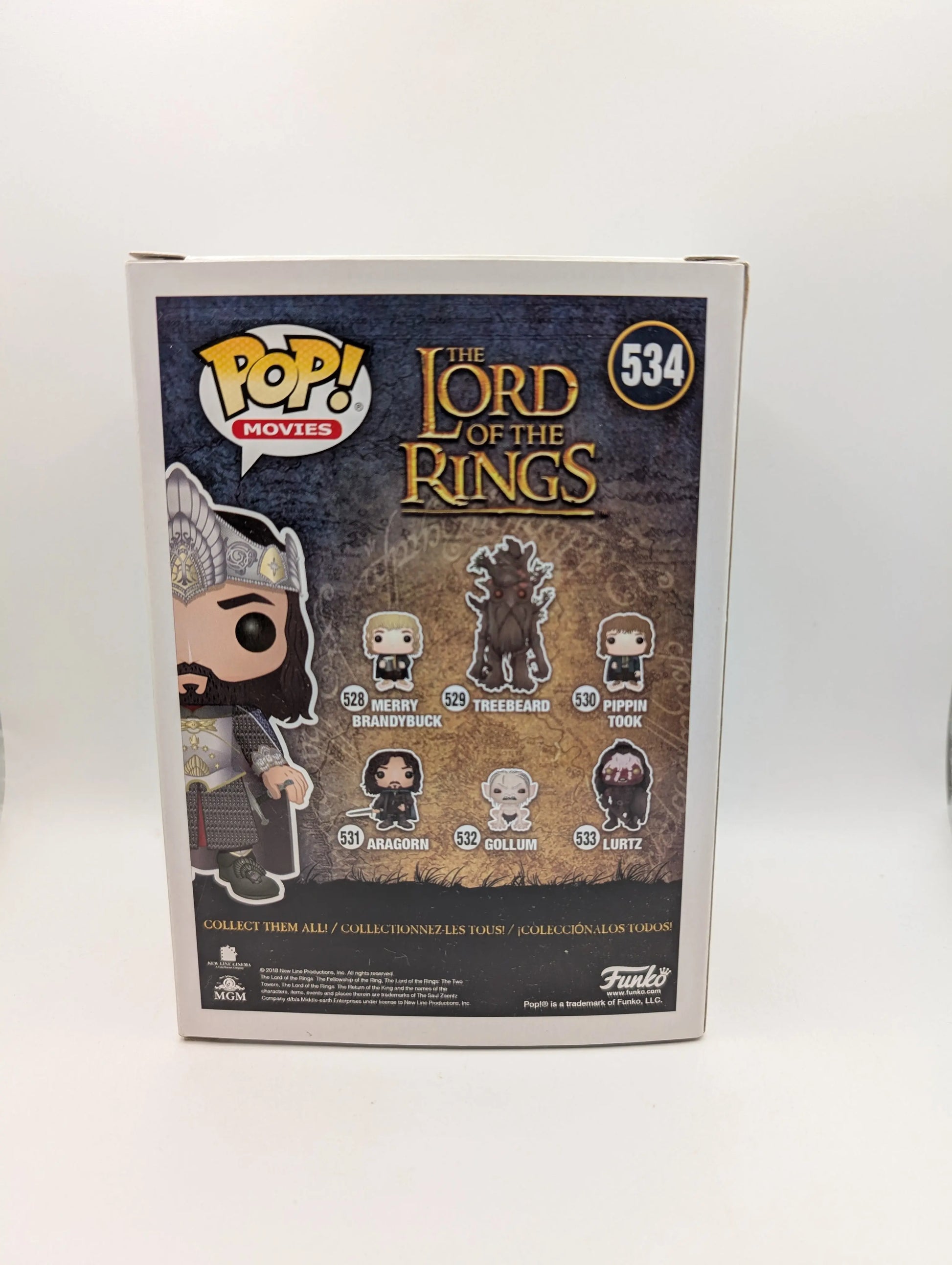 King Aragorn - Lord of the Rings POP! Vinyl - No. 534 Funko FRENLY BRICKS - Open 7 Days