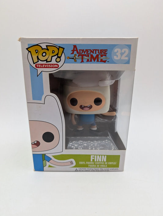 Funko Pop! TV Adventure Time - Finn Vinyl Action Figure #32 FRENLY BRICKS - Open 7 Days