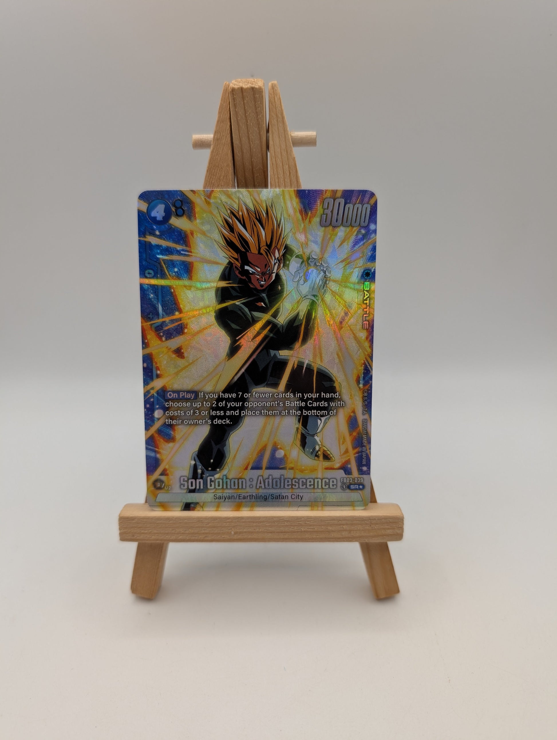 Son Gohan Adolescence FB03-039 SR☆ Alt Art - DragonBall Fusion World M/NM FRENLY BRICKS - Open 7 Days
