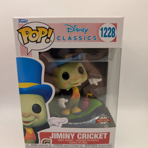 Funko POP! Disney Classics - Jiminy Cricket #1228 - 2022 (Exclusive) FRENLY BRICKS - Open 7 Days