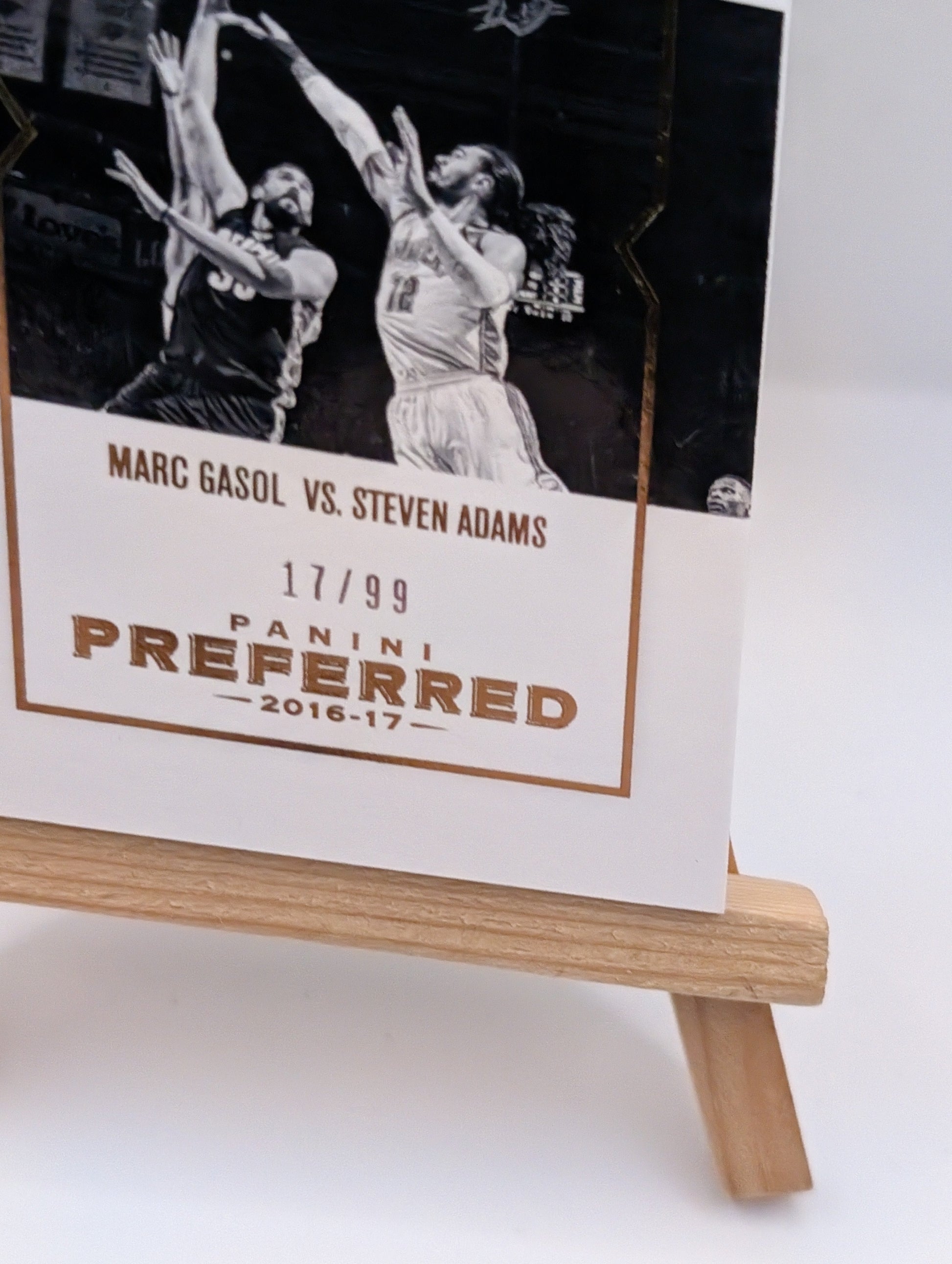 2017 Panini Preferred Marc Gasol vs Steven Adams Jersey Booklet VS-MGSA /99 FRENLY BRICKS - Open 7 Days