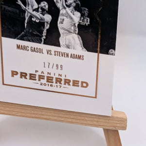 2017 Panini Preferred Marc Gasol vs Steven Adams Jersey Booklet VS-MGSA /99 FRENLY BRICKS - Open 7 Days