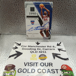 2021-22 Panini Impeccable Derrick Coleman /99 AUTO ON CARD Nets FRENLY BRICKS - Open 7 Days