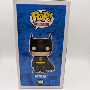 DC Super Heroes-Batman #144 Funko Pop Vinyl. Black Chrome. 2017 Fall Convention FRENLY BRICKS - Open 7 Days