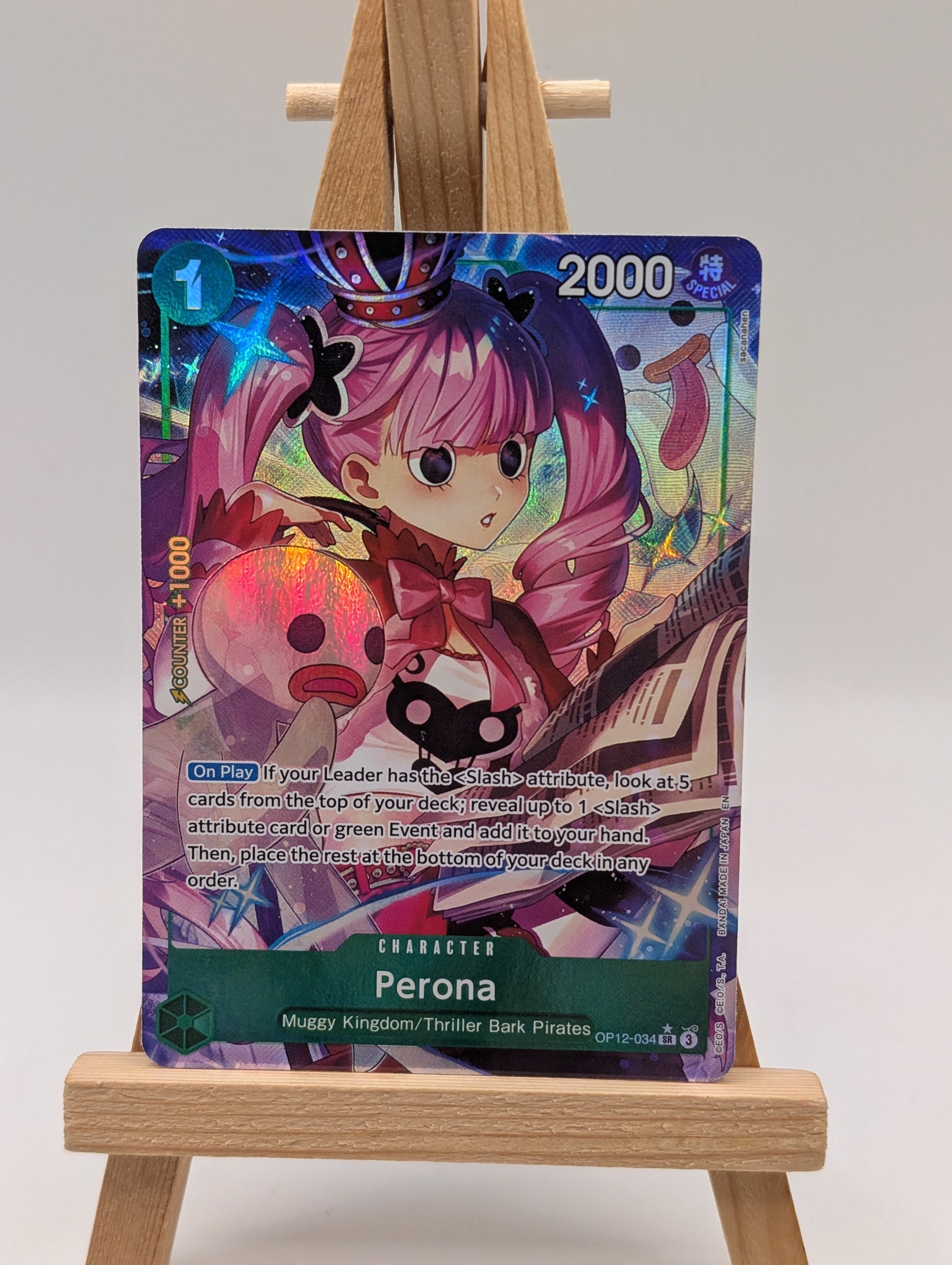 Perona OP12-034 SR [Alt Art] - Legacy of The Master - English NM/M One Piece CCG FRENLY BRICKS - Open 7 Days