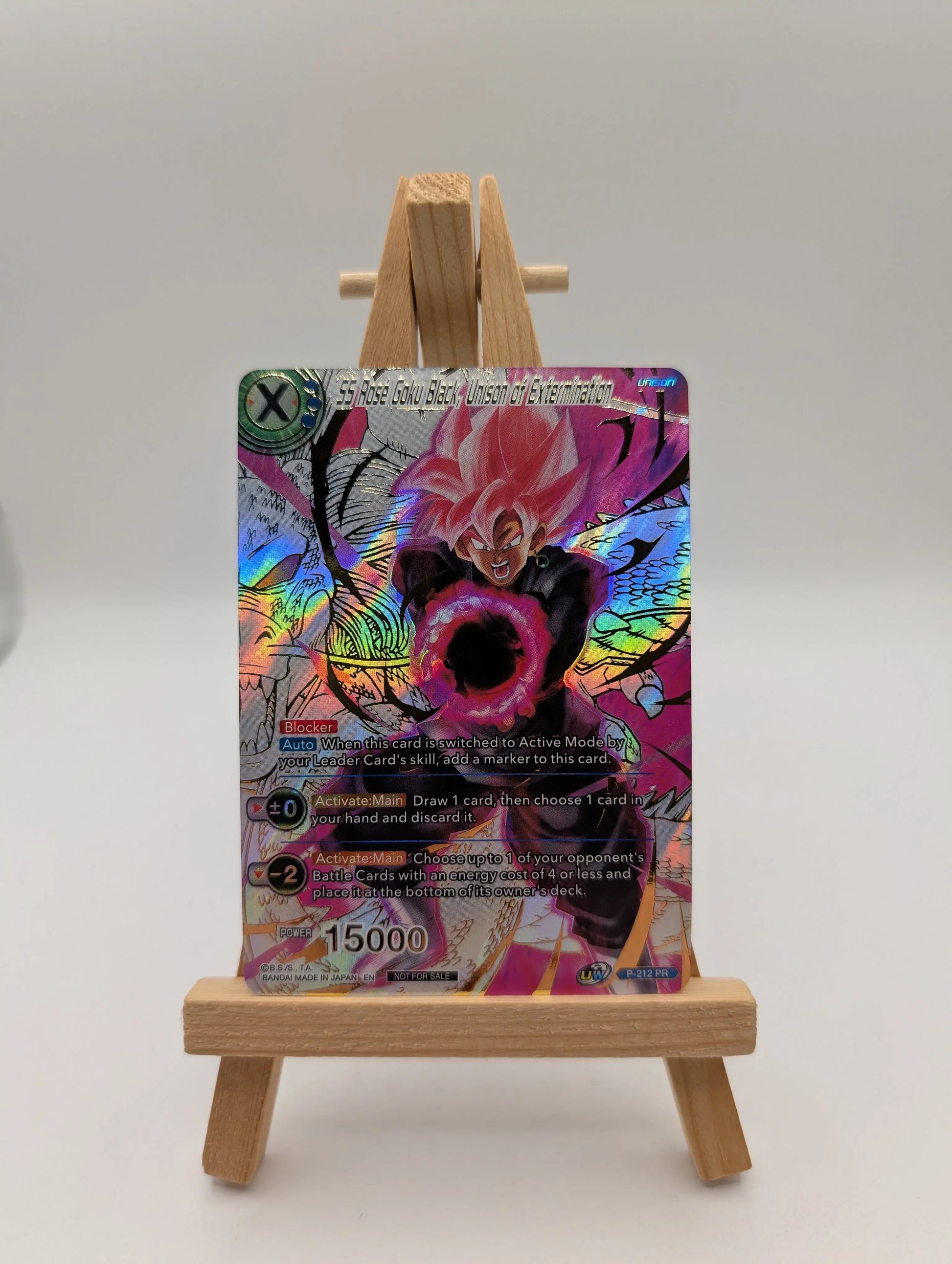 2020 DBS SS Rose Goku Black Unison of Extermination Gold Stamp P-212 FRENLY BRICKS - Open 7 Days