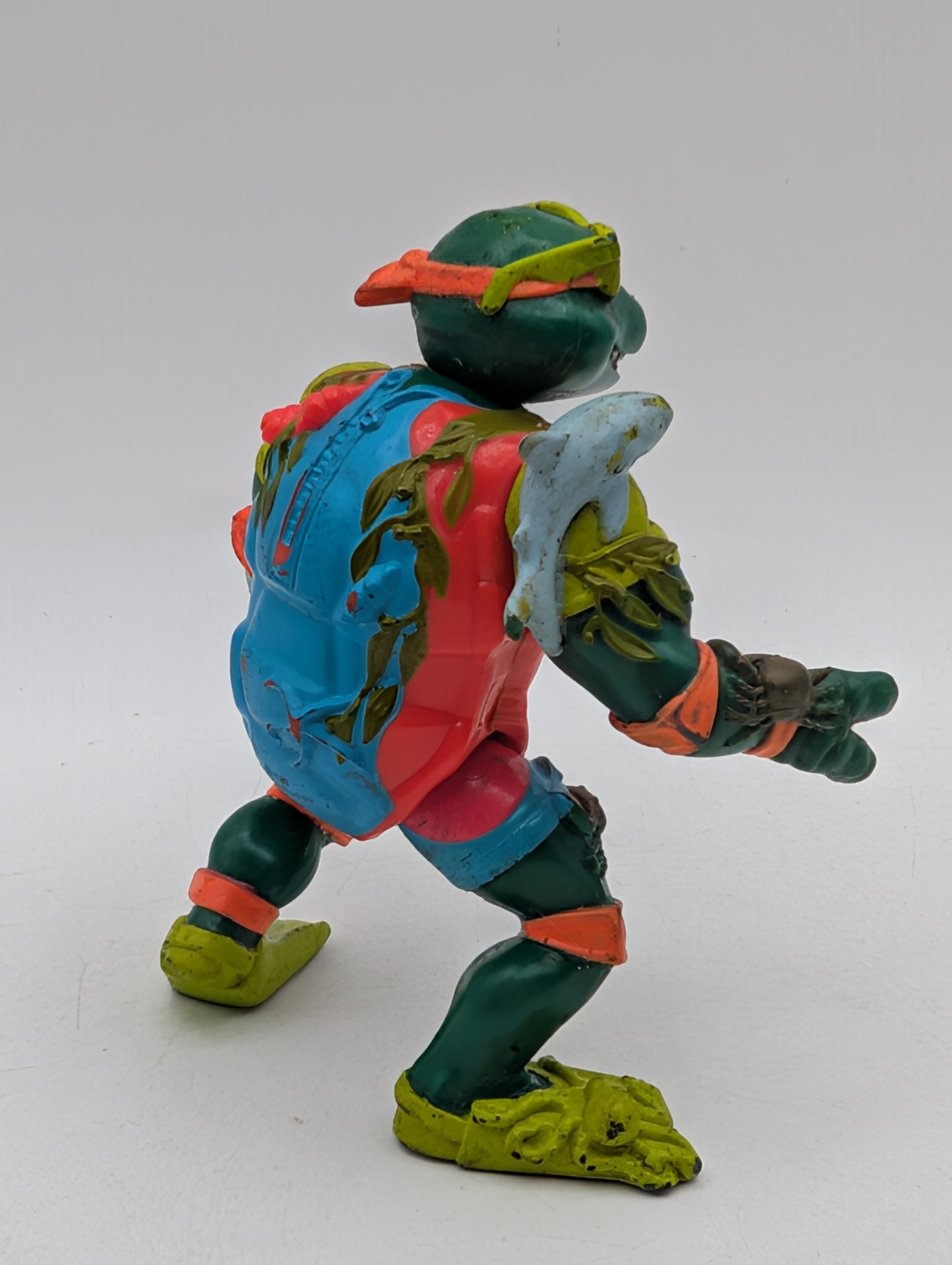 1990 Teenage Muntant Ninja Turtles Mike The Sewer Surfer Michelangelo Vintage