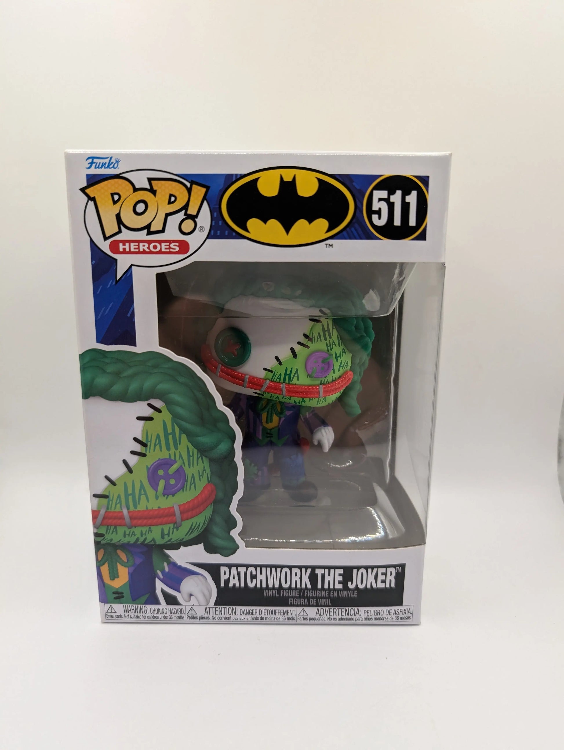 DC Comics - Patchwork The Joker Pop! Vinyl Figure #511 FRENLY BRICKS - Open 7 Days