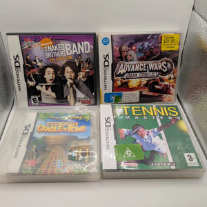 Nintendo DS Lot Bundle 4x Games, Fun, War, Sport, Puzzles, Working and Tested FRENLY BRICKS - Open 7 Days
