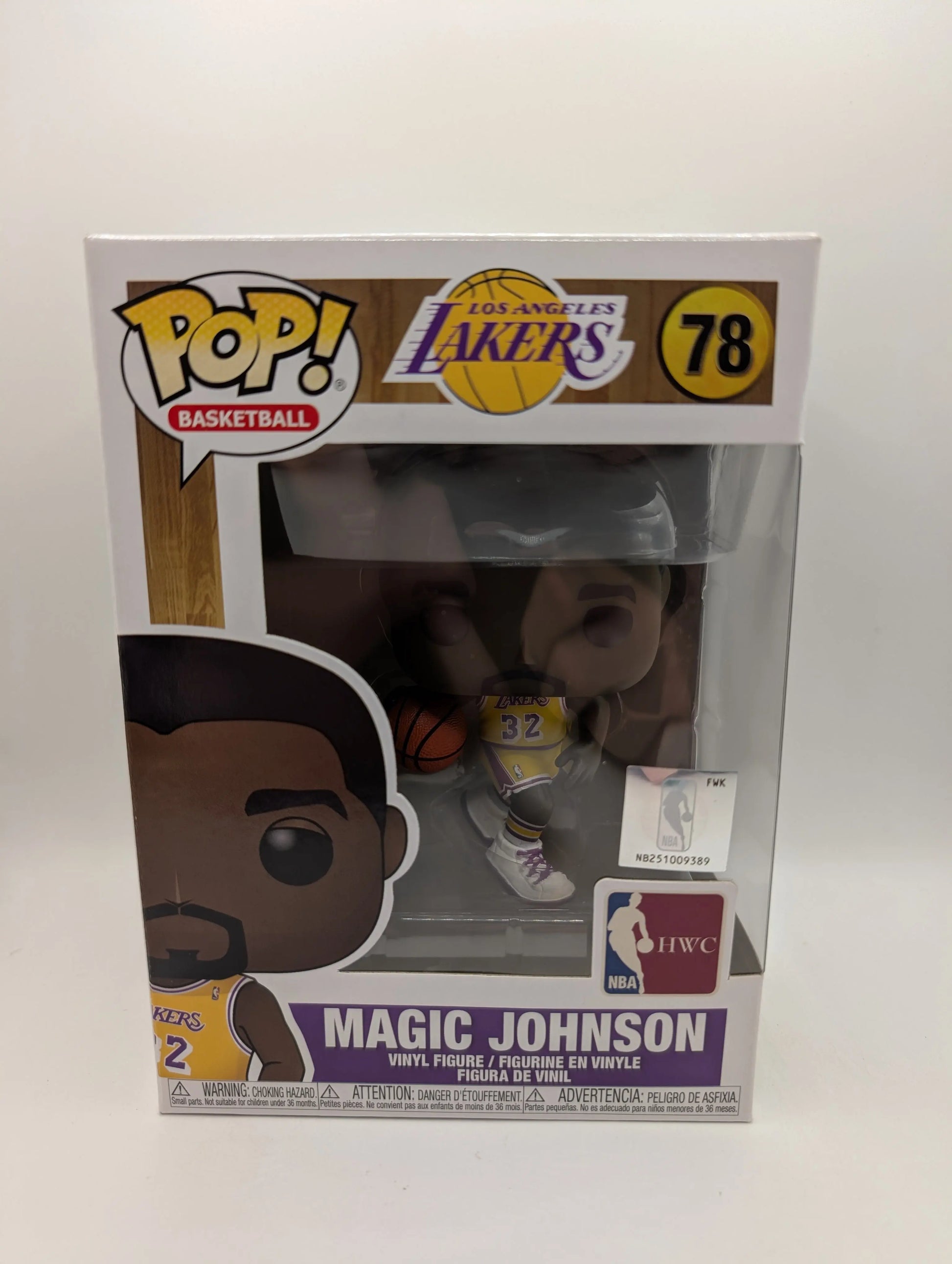 Funko Pop Vinyl Magic Johnson #78 Los Angeles Lakers NBA Basketball FRENLY BRICKS - Open 7 Days