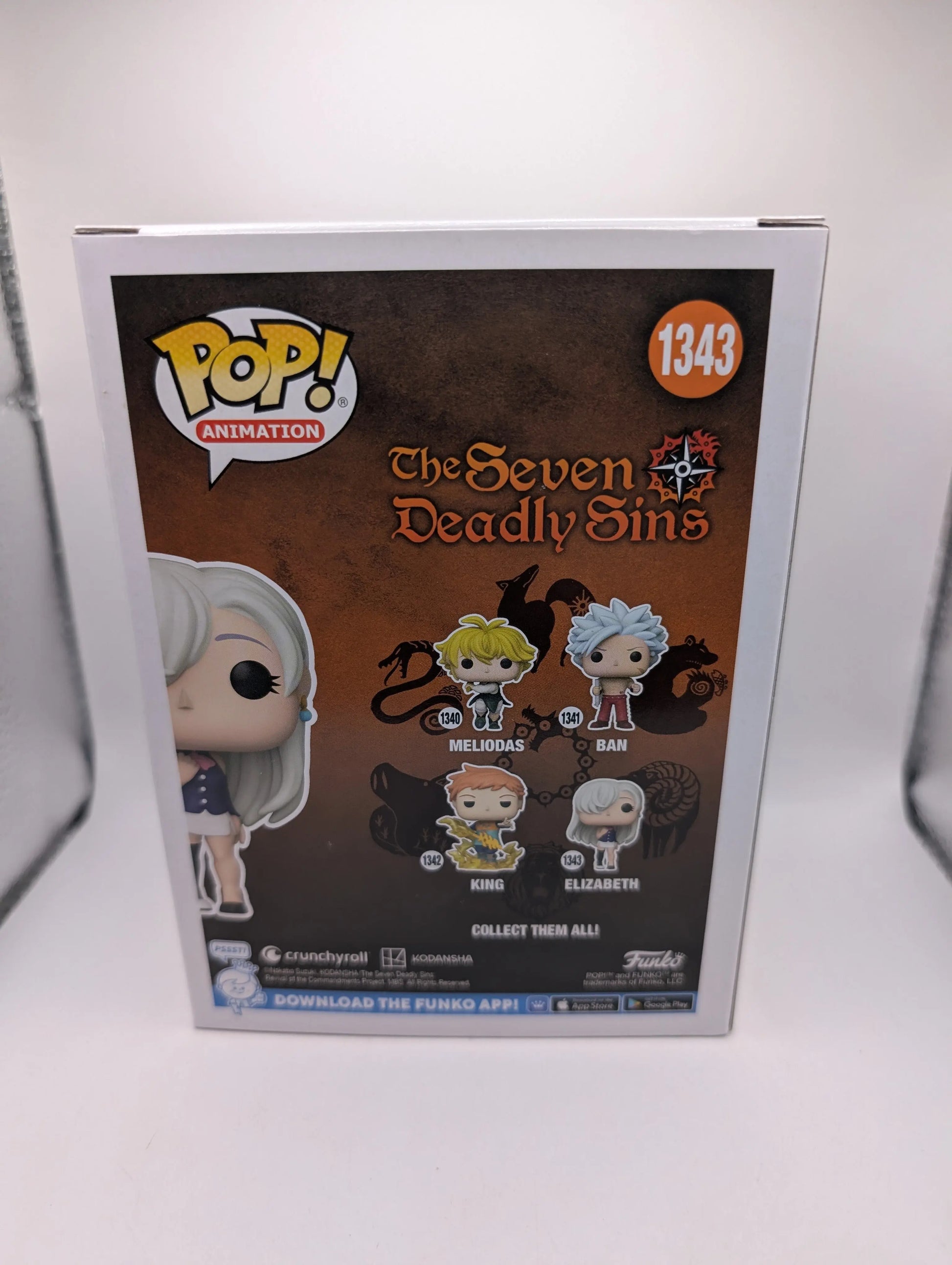 Funko POP! Animation: The Seven Deadly Sins - Elizabeth #1343 FRENLY BRICKS - Open 7 Days