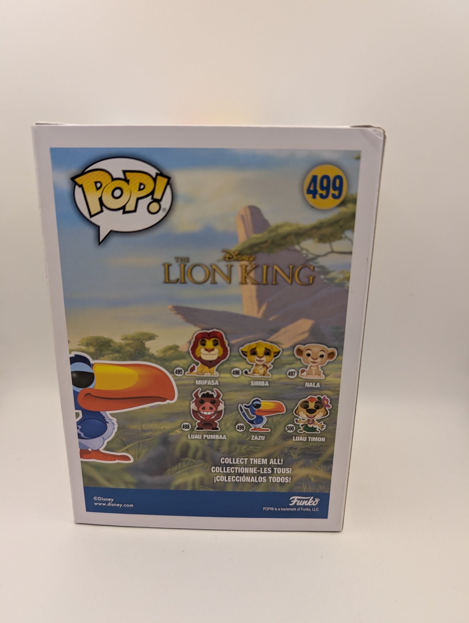 Zazu Pop 499 - Disney Lion King Funko Pop! 2018 - Vaulted FRENLY BRICKS - Open 7 Days