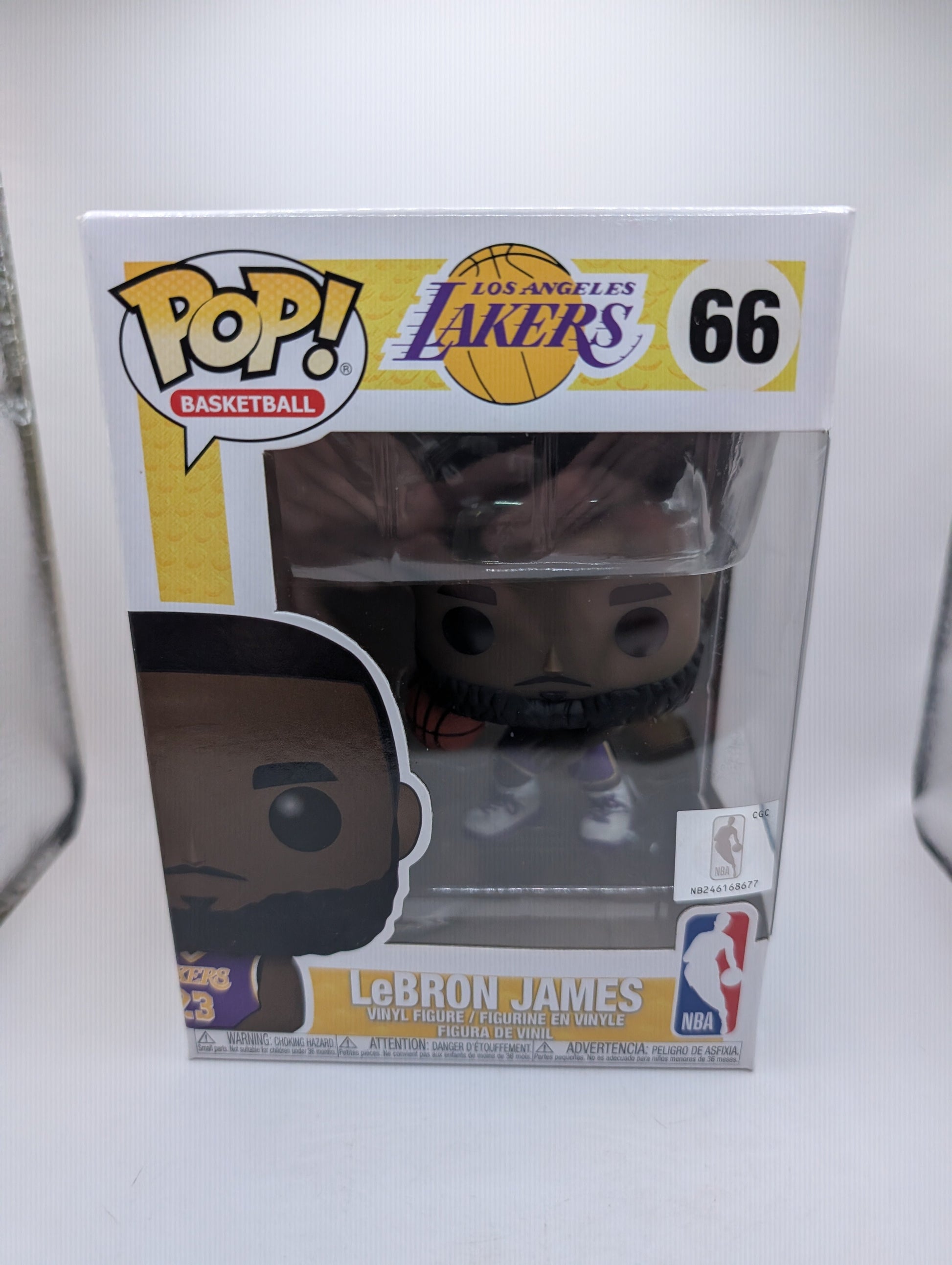 Lakers Lebron James NBA Sports Basketball Funko Pop! Vinyl #66 FRENLY BRICKS - Open 7 Days