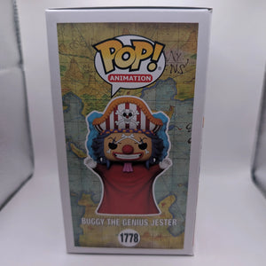 Funko Pop! Vinyl: One Piece Buggy the Genius Jester #1778, Chalice Exclusive FRENLY BRICKS - Open 7 Days