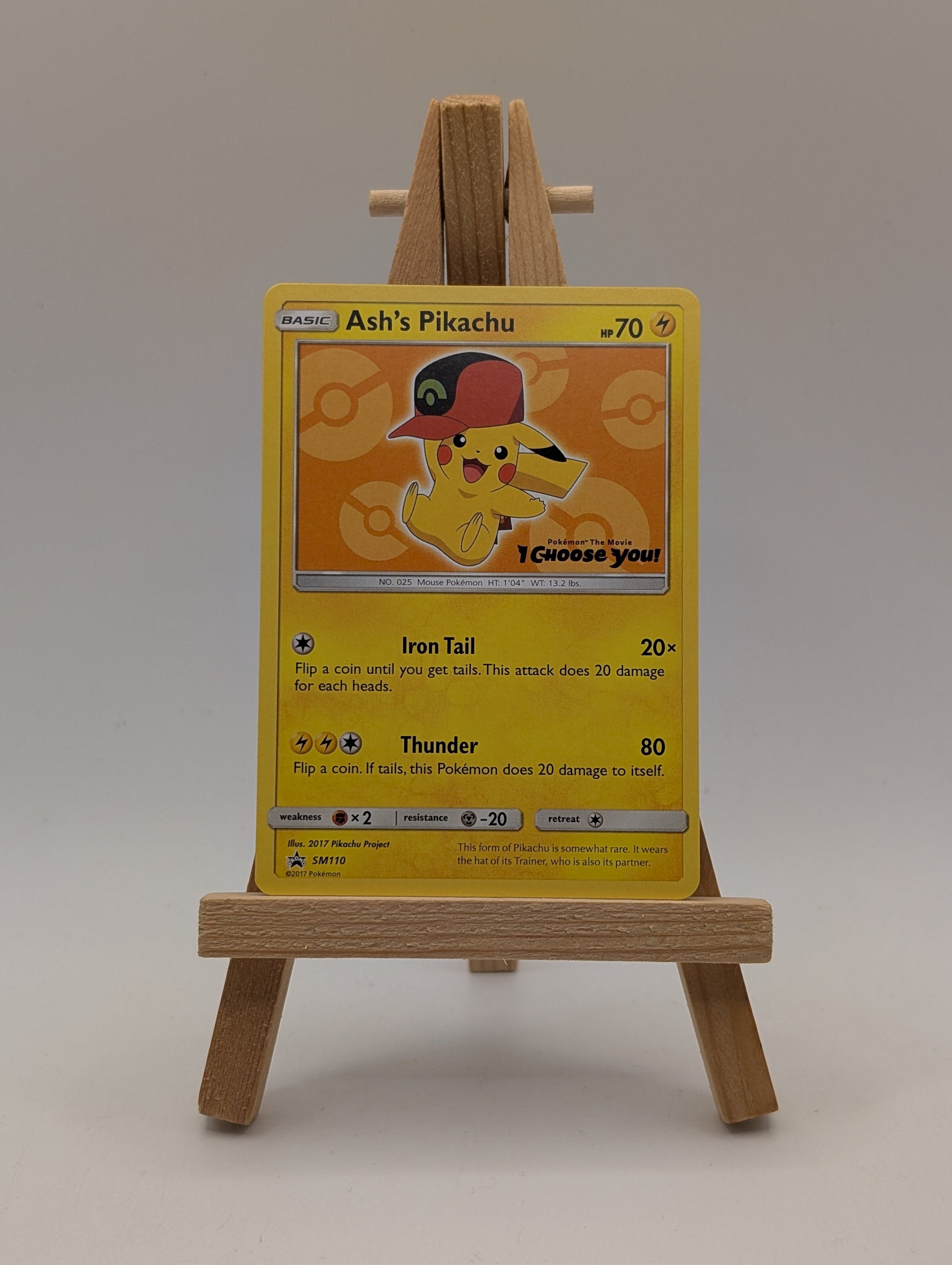 Ash's Pikachu (SM110) [Sun & Moon: Black Star Promos] FRENLY BRICKS - Open 7 Days