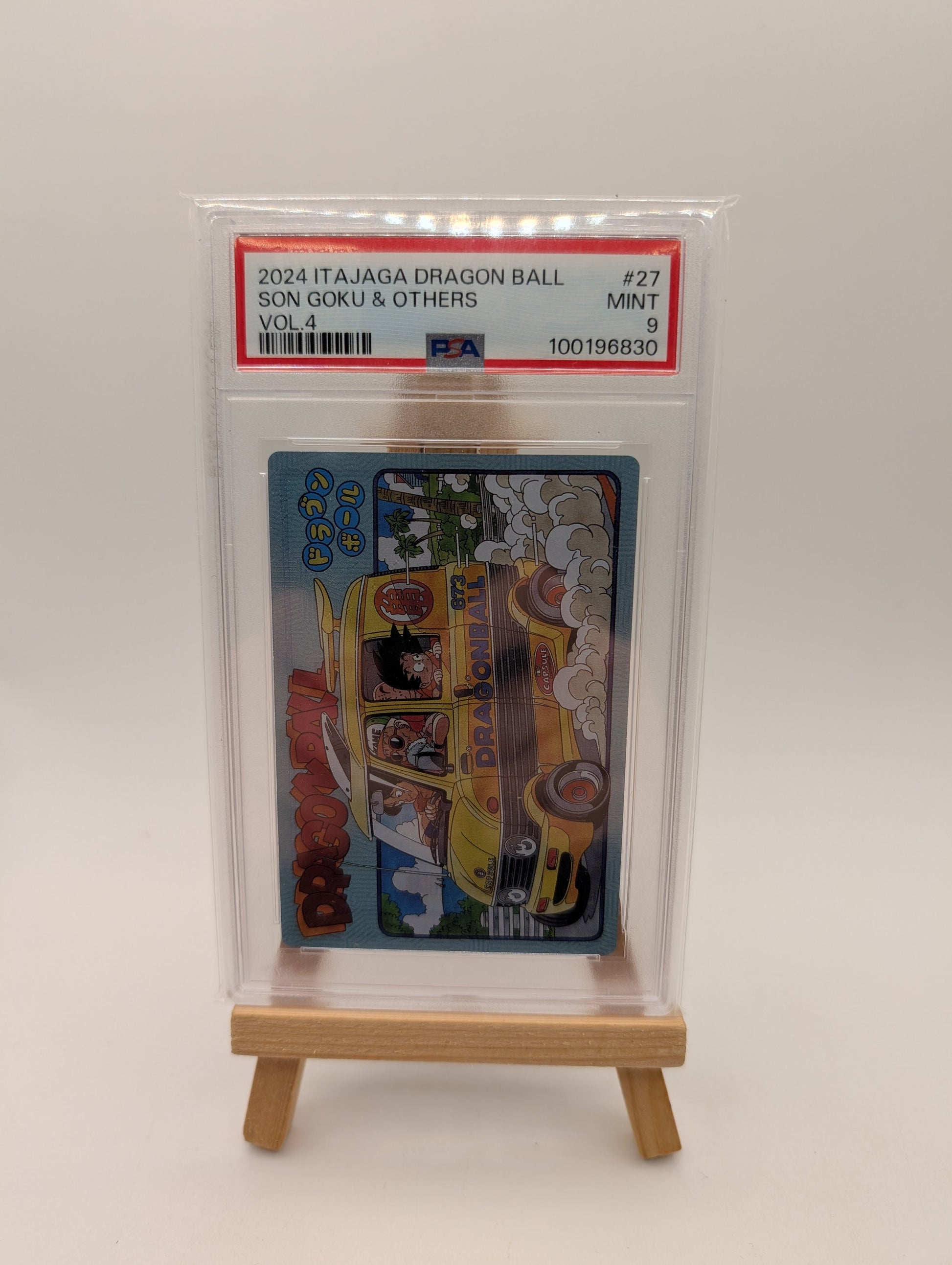 PSA 9 -- Dragon Ball Japanese Itajaga Card -- Vol.4 #27 Son Goku japanese FRENLY BRICKS - Open 7 Days
