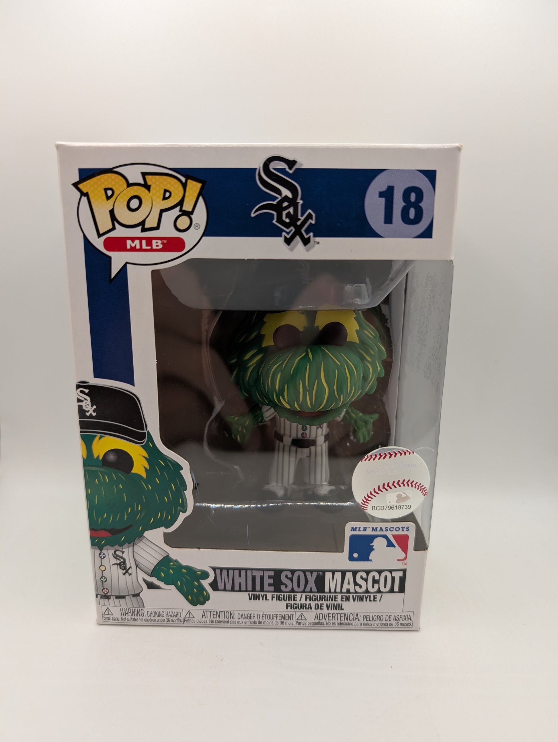 Funko Pop! Chicago White Sox Mascot MLB #18 VAULTED Baseball FRENLY BRICKS - Open 7 Days