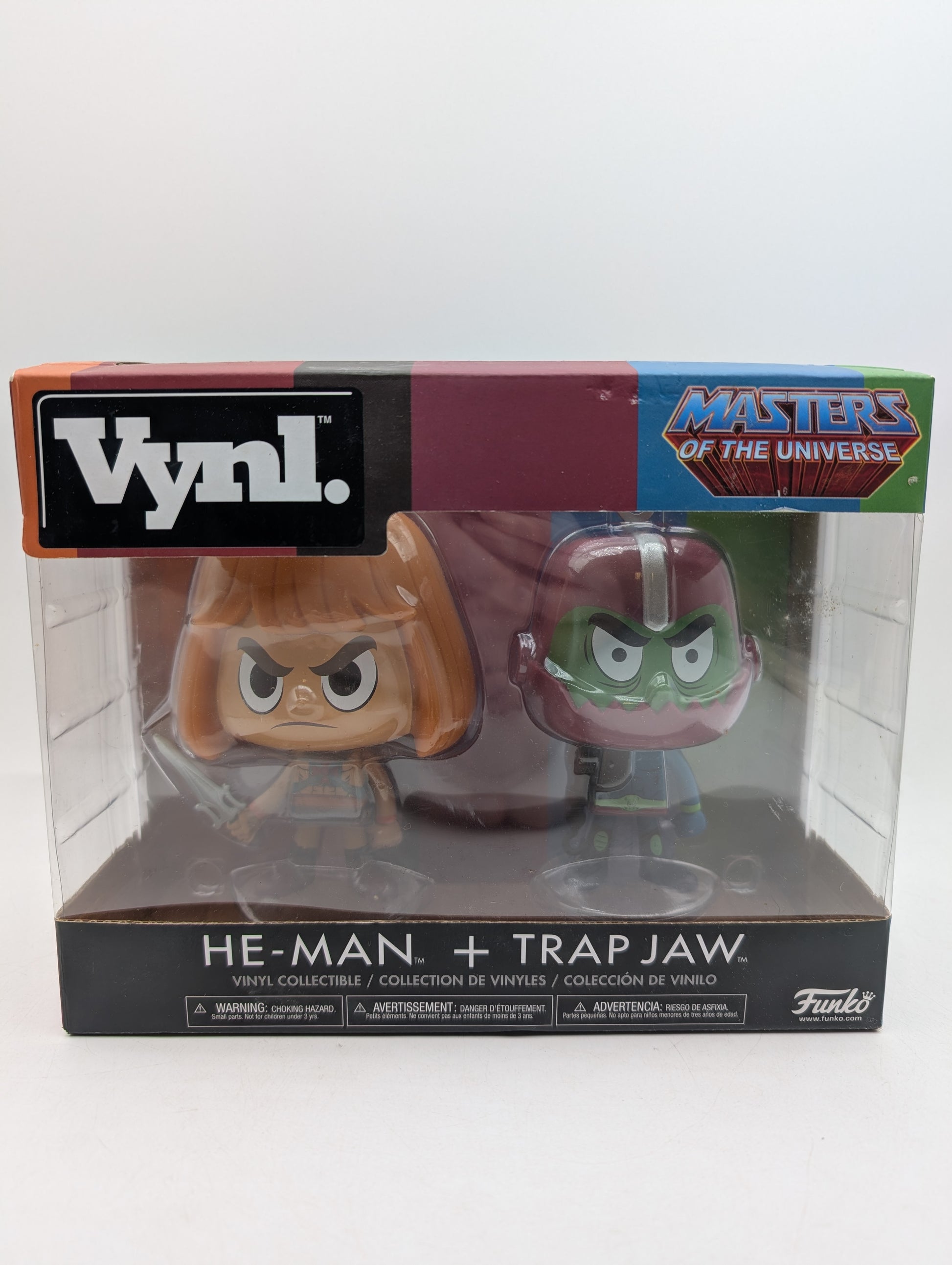 Funko Vynl. He-Man & Trap Jaw Vinyl Collectible Figures Masters Of The Universe image 1